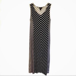 Style & Co striped maxi dress size XL